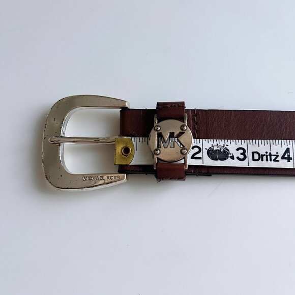 Michael Kors Leather Logo Belt - Picture 3 of 6